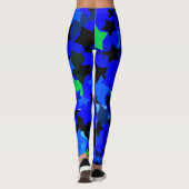 Punk Rock Stars Blue Leggings (Achterkant)