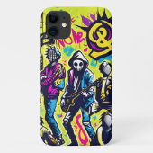 Punk Rock Street Art Band Graffiti Case-Mate iPhone Case (Achterkant)