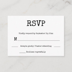 Punk Rock Tattoo Hands Minimalist Black and White Informatiekaartje