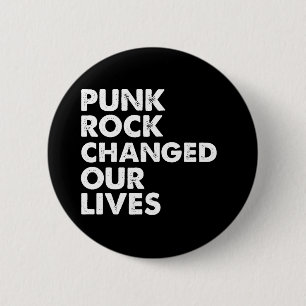 Punk Rock veranderde onze levens Ronde Button 5,7 Cm