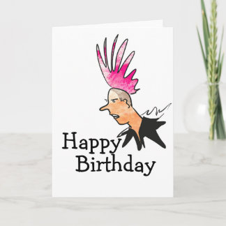 Punk Rock Verjaardag Kaart