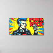 PUNK ROCK VOOR ALTJD CANVAS AFDRUK (Voorkant)