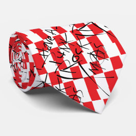 PUNK ROCK XMAS in Crazy Checkered Stropdas