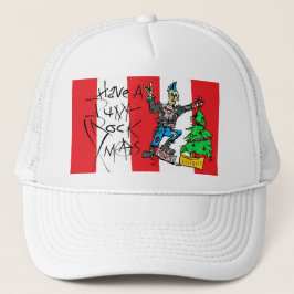 Punk Rock Xmas Trucker Hat Trucker Pet