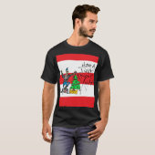 PUNK ROCK XMAS w/ Strepen Tshirt (Voorkant volledig)