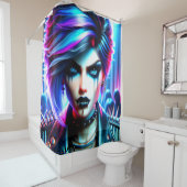 Punk Rocker Douchegordijn (In situ)