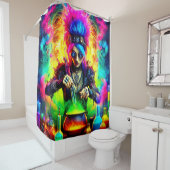 Punk Rocker Douchegordijn (In situ)