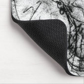 Punk Rocker met Mohawk Muismat (Hoek)