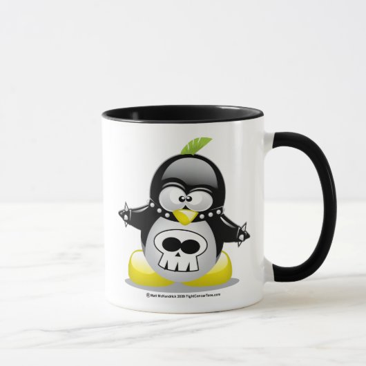 Punk Rocker Penguin Mok (Rechts)