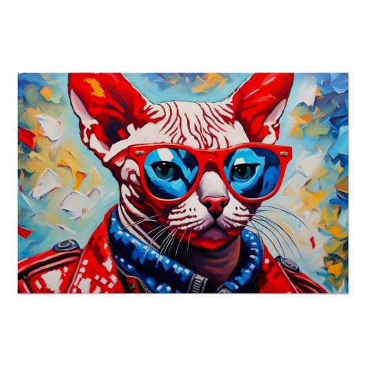 PUNK ROCKER SPHYNX 3 PERFECT POSTER (Voorkant)
