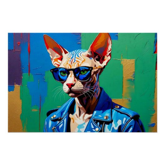 PUNK ROCKER SPHYNX 5 PERFECT POSTER (Voorkant)