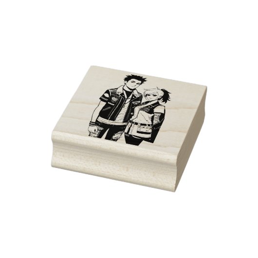 Punk Rockers Rubber Stamp Rubberstempel (Stempel)