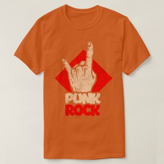 Punk rockmuziek 16 t-shirt (Design voorkant)