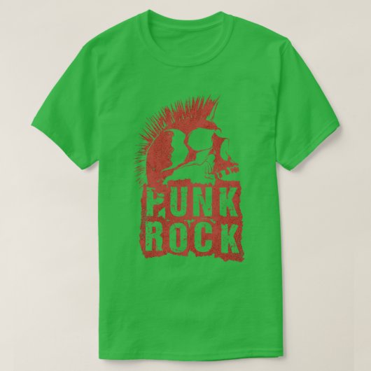 Punk rockmuziek 2 t-shirt (Design voorkant)