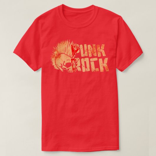 Punk rockmuziek 5 t-shirt (Design voorkant)