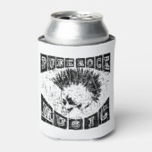 punk rockmuziek blikjeskoeler (Blikje Voorkant)