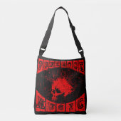 punk rockmuziek crossbody tas (Voorkant)
