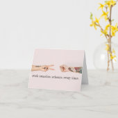 Punk rockpapierschaar Fun Punker Birthday Card Kaart (Gele Bloem)