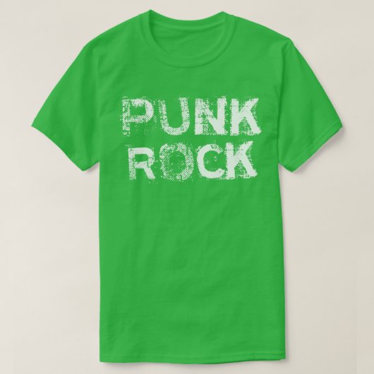 Punk rocktekst 1 t-shirt (Design voorkant)