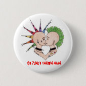 Punk Ronde Button 5,7 Cm (Voorkant)