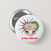 Punk Ronde Button 5,7 Cm (Voorkant /achterkant)