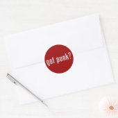 punk? ronde sticker (Envelop)