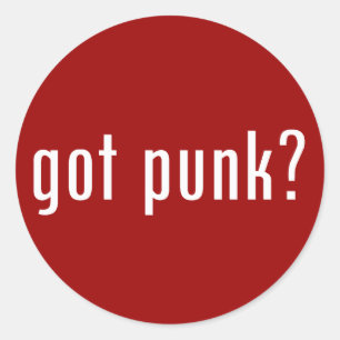 punk? ronde sticker