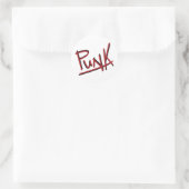 Punk Ronde Sticker (Tas)