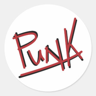 Punk Ronde Sticker