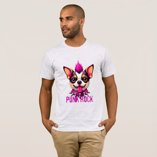 PUNK ROTS CHIHUAHUA T-SHIRT (Voorkant volledig)