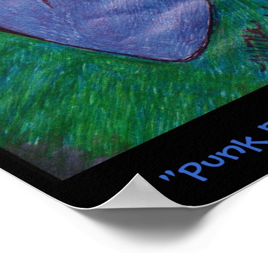 "Punk rots" Poster (Hoek)