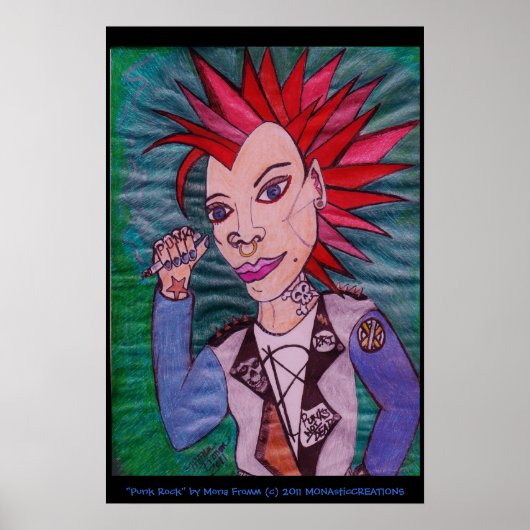 "Punk rots" Poster (Voorkant)