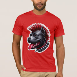 PUNK ROTS STAFFY-RED 4 T-SHIRT