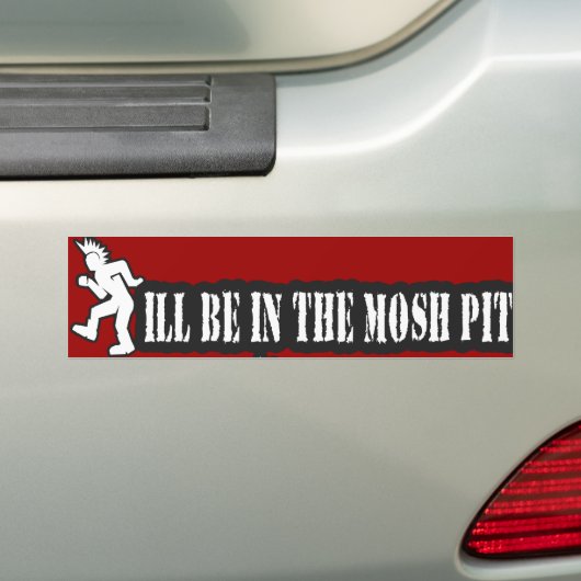 punk rotssticker bumpersticker (Op auto)