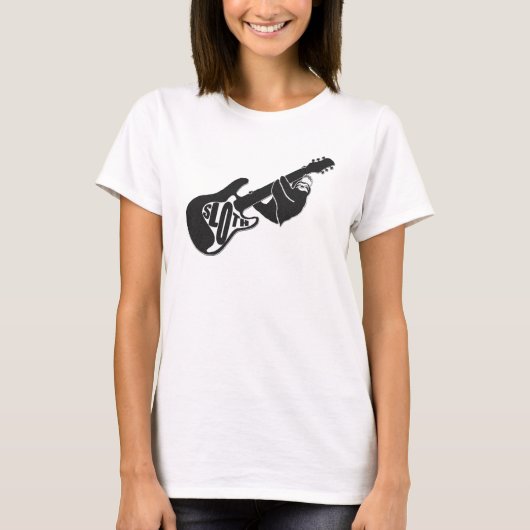 Punk rotswand 2 fuzz textuur t-shirt (Voorkant)