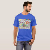 Punk rotzooi 5 Happy Sunshine Blue Regular T-shirt (Voorkant volledig)