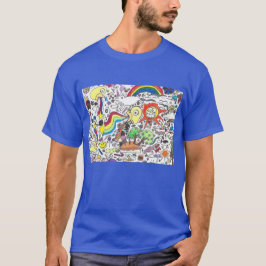 Punk rotzooi 5 Happy Sunshine Blue Regular T-shirt