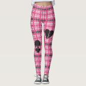 Punk roze roze Leggings (Voorkant)