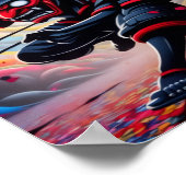 Punk samoerai Poster (Hoek)