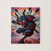 Punk Samurai Jigsaw Puzzle Legpuzzel (Verticaal)