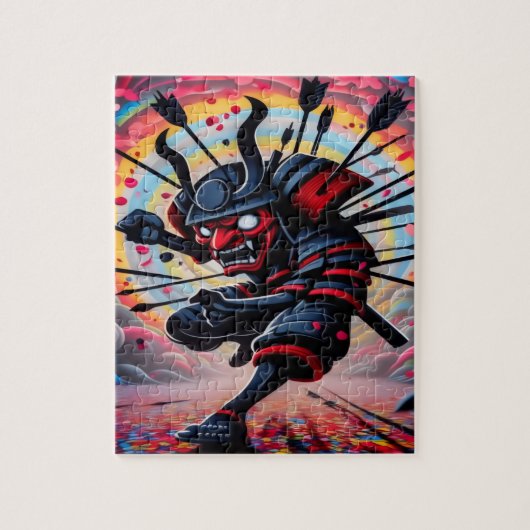 Punk Samurai Jigsaw Puzzle Legpuzzel (Verticaal)