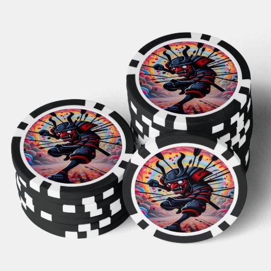 Punk Samurai Poker Chips (Opstapeling)