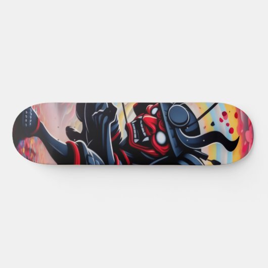 Punk Samurai Skateboard (Horizontaal)