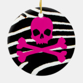 Punk schedel keramisch ornament (Achterkant)