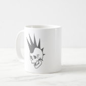 Punk schedel Koffiemok (Voorkant links)
