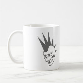 Punk schedel Koffiemok