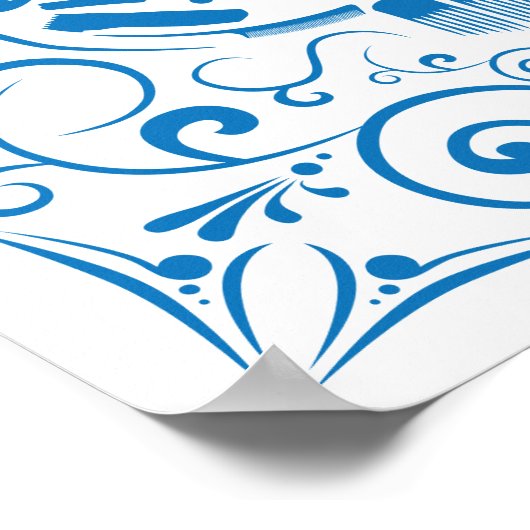 punk schedel poster (Hoek)