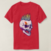 Punk schedel t-shirt (Design voorkant)