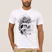 Punk schedel t-shirt (Voorkant)