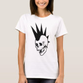  Punk schedel T-shirt (Voorkant)